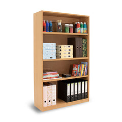 Monarch MEQ1500B open bookcase with 1 fixed & 2 adjustable shelves