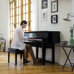 Yamaha AvantGrand N1X hybrid piano in polished ebony