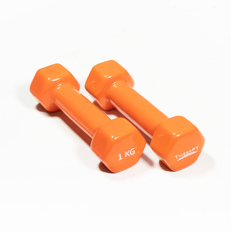 DS Vinyl Dumbbell - 1kg x 2 Orange