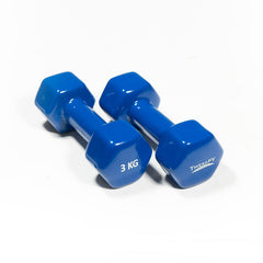 DS Vinyl Dumbbell - 3kg x 2 Blue