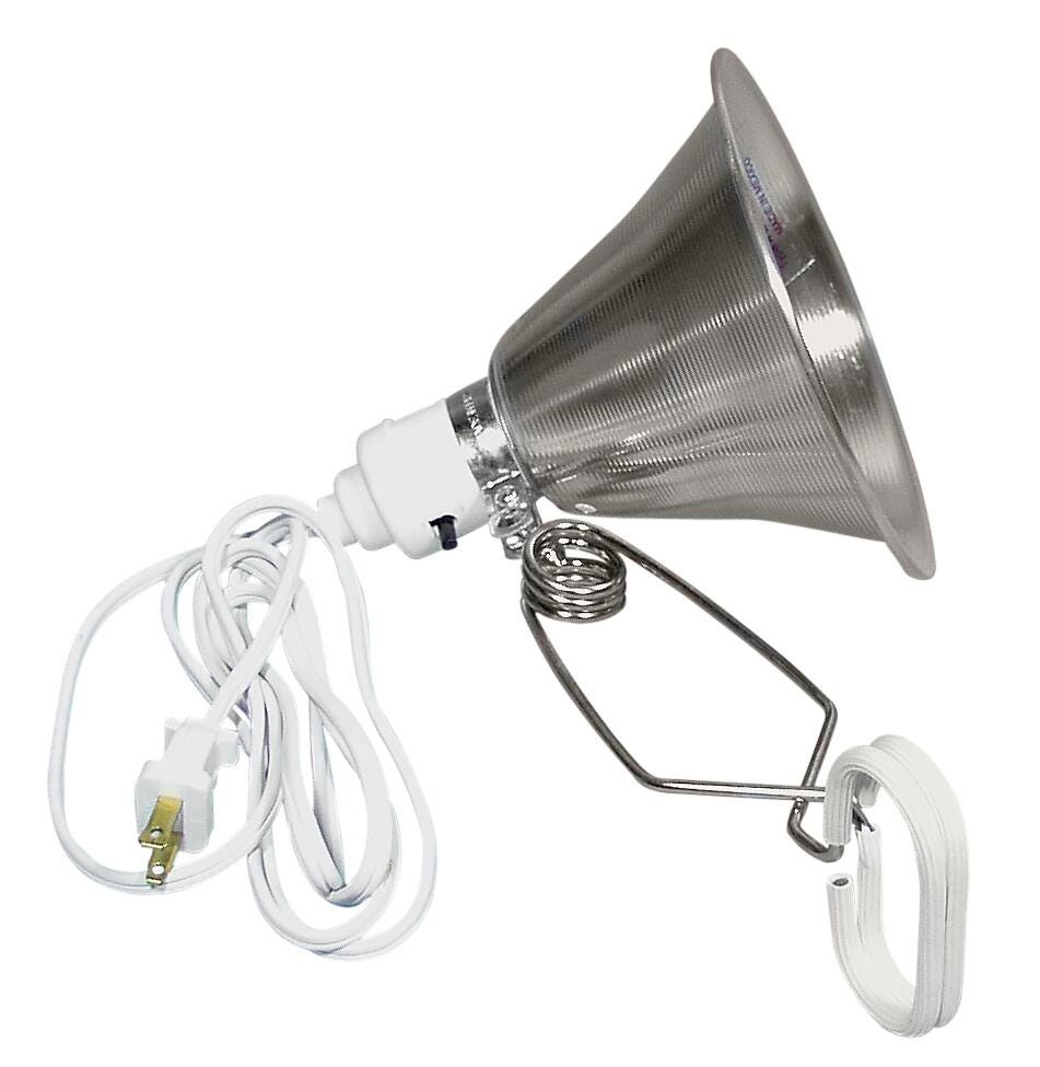 LAMP CLIP-ON WITH SHADE