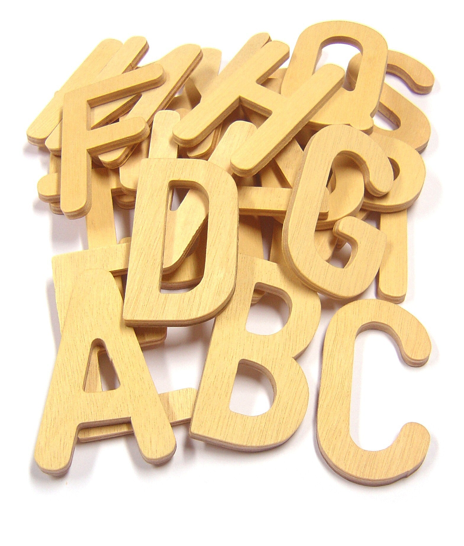 Upper Case Wooden Letters Pk 26