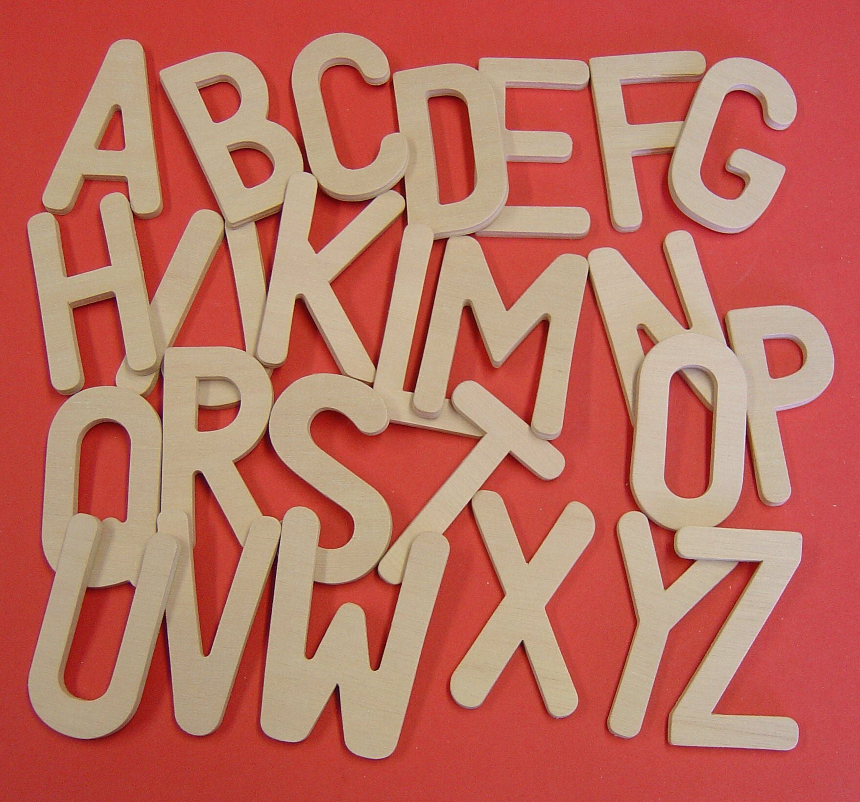Upper Case Wooden Letters Pk 26
