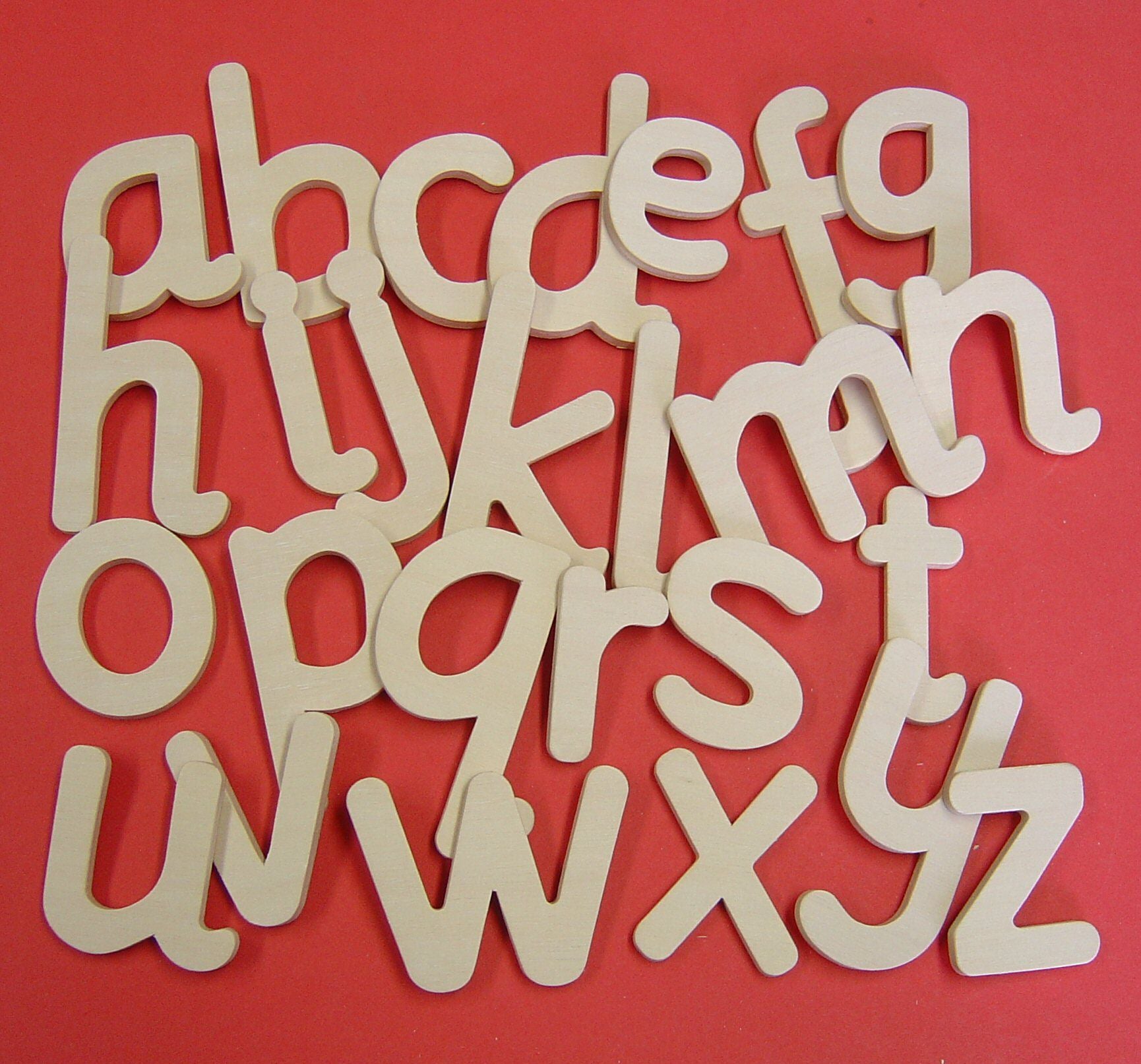 Lower Case Wooden Letters Pk 26