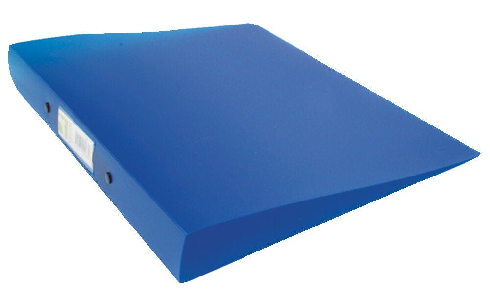Ring Binder A4 2 Ring Blue Pk10