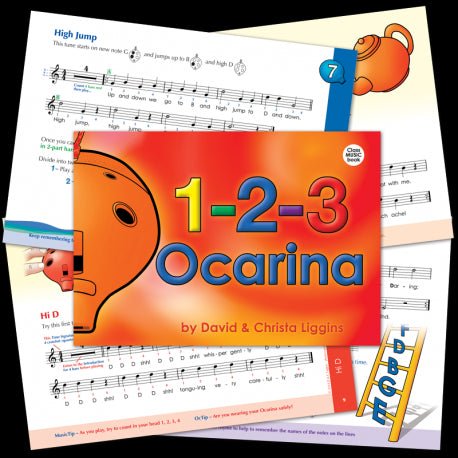 1-2-3 Ocarina Pupil\'s book only