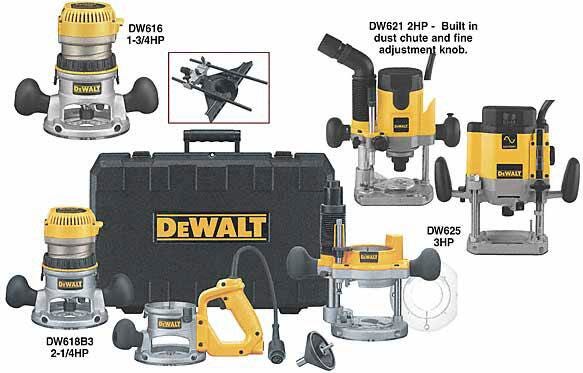 DW618B3 2-1/4HP ROUTER KIT/3