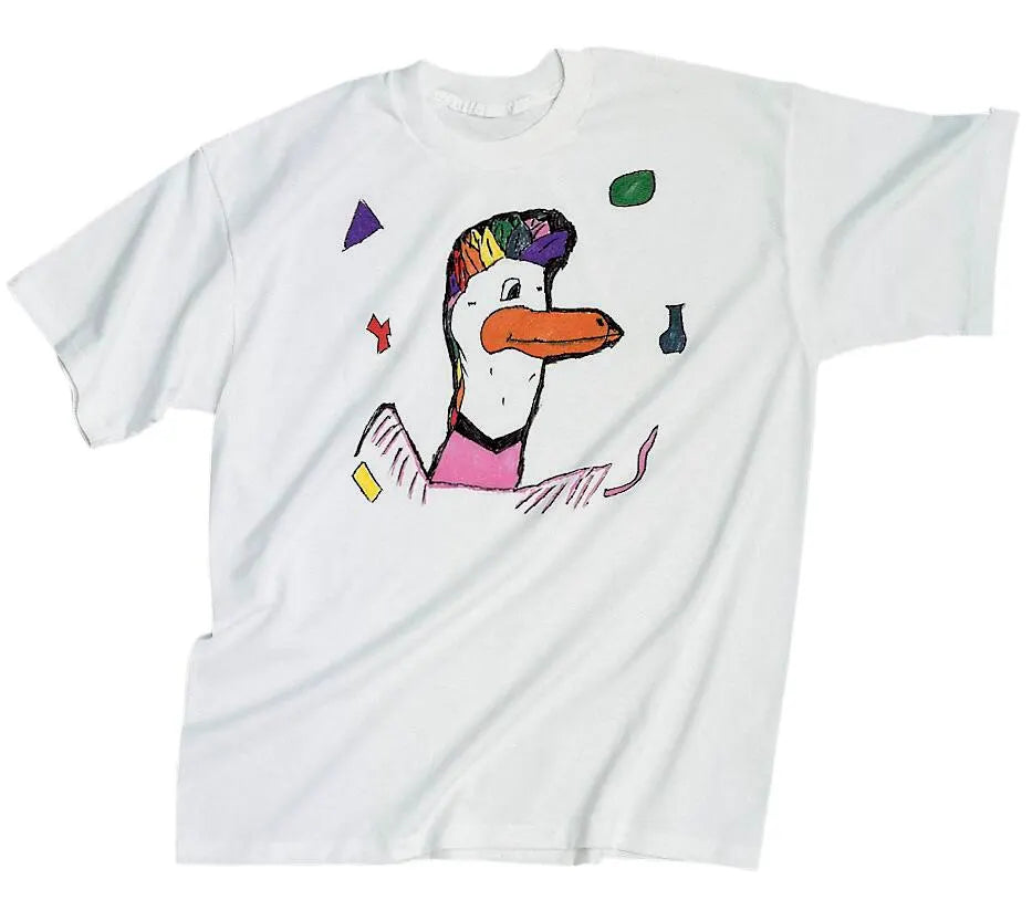 T SHIRT ADULT SMALL WHITE