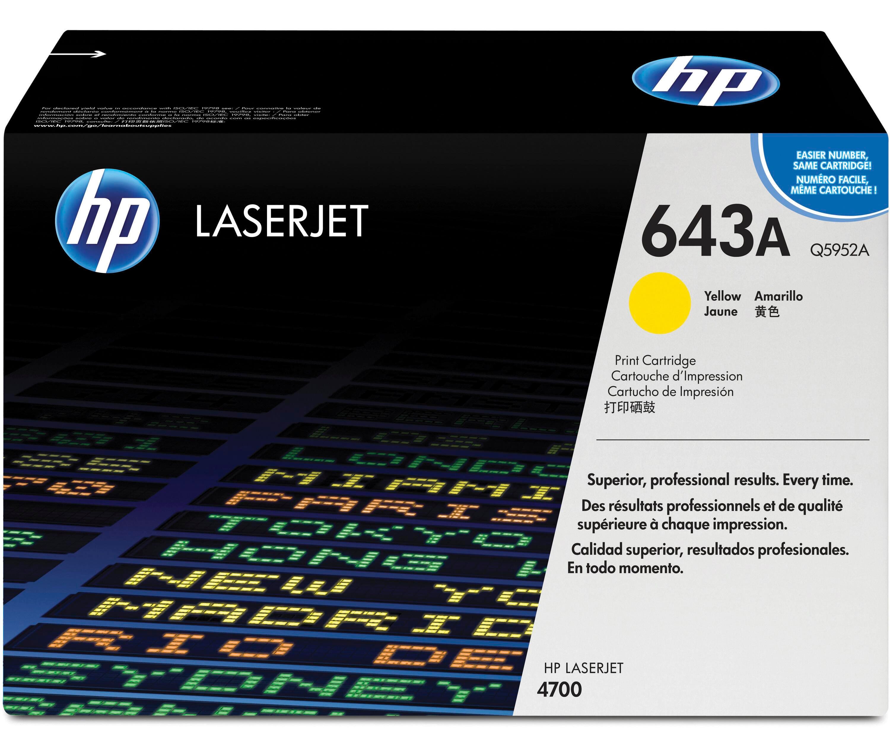 CARTRIDGE INK TONER HP HEWQ5952A YELLOW