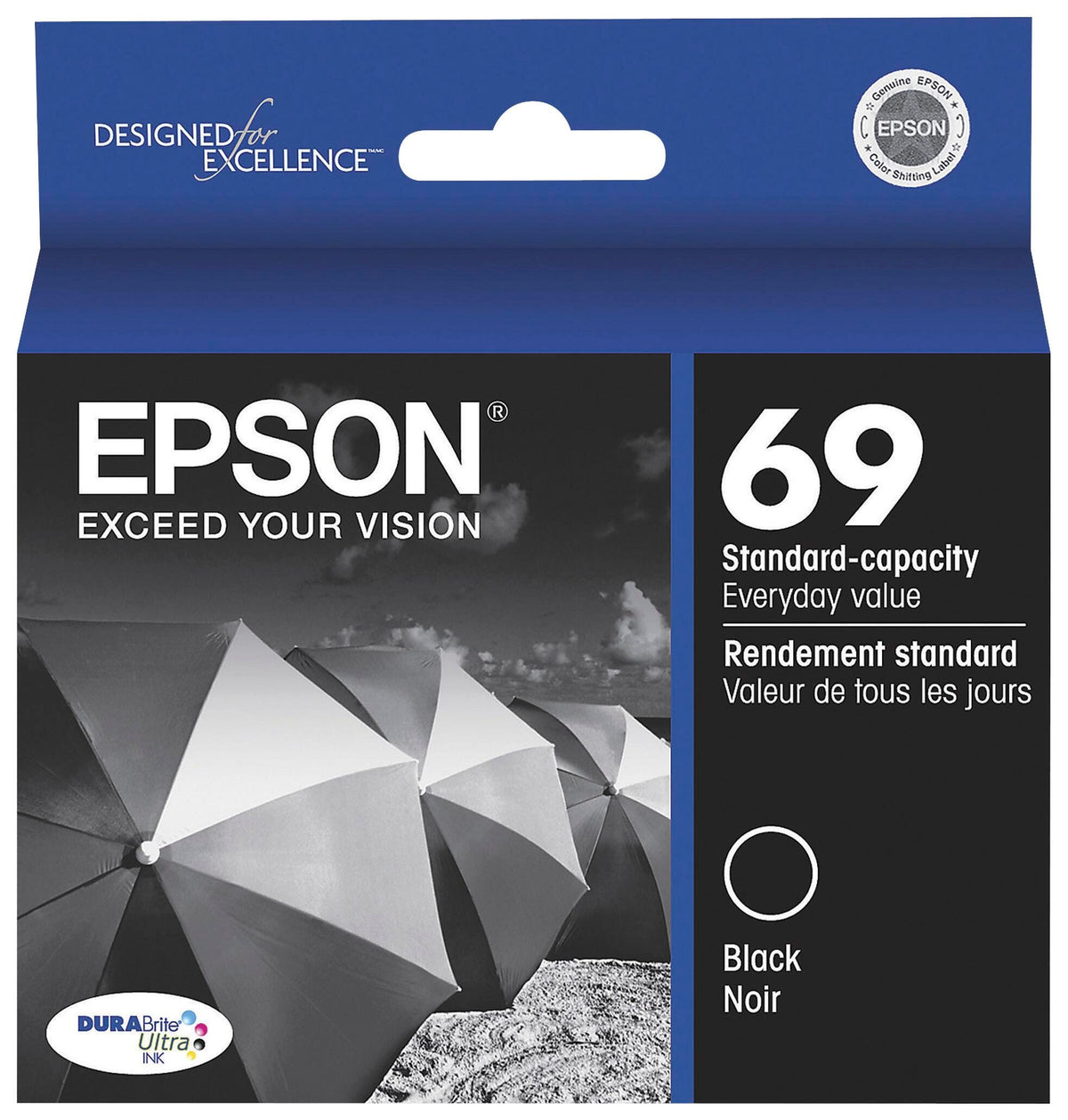 INK TONER CARTRIDGE EPSON DURABRITE EPST069120S BLACK