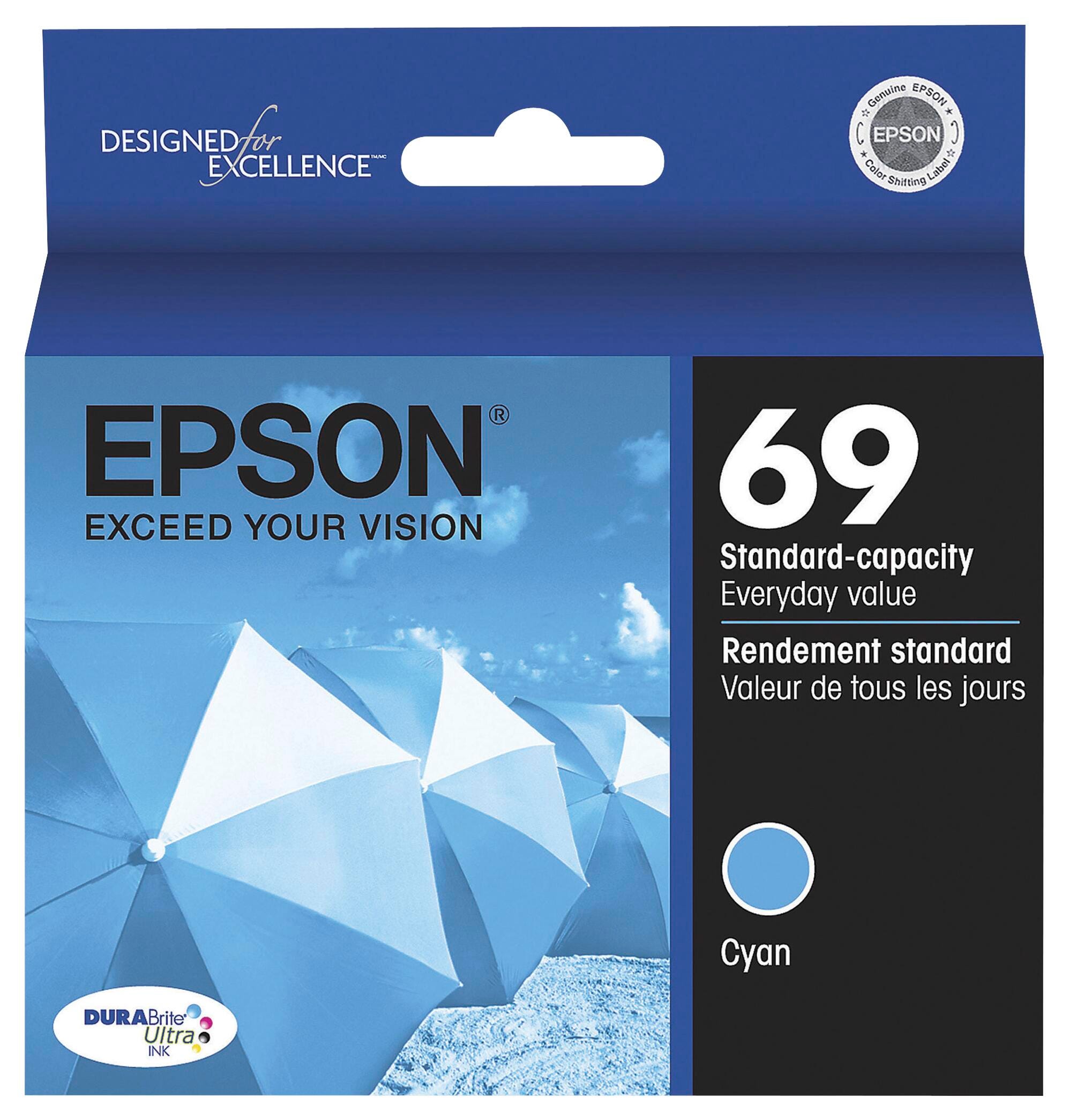 INK TONER CARTRIDGE EPSON DURABRITE EPST069220S CYAN