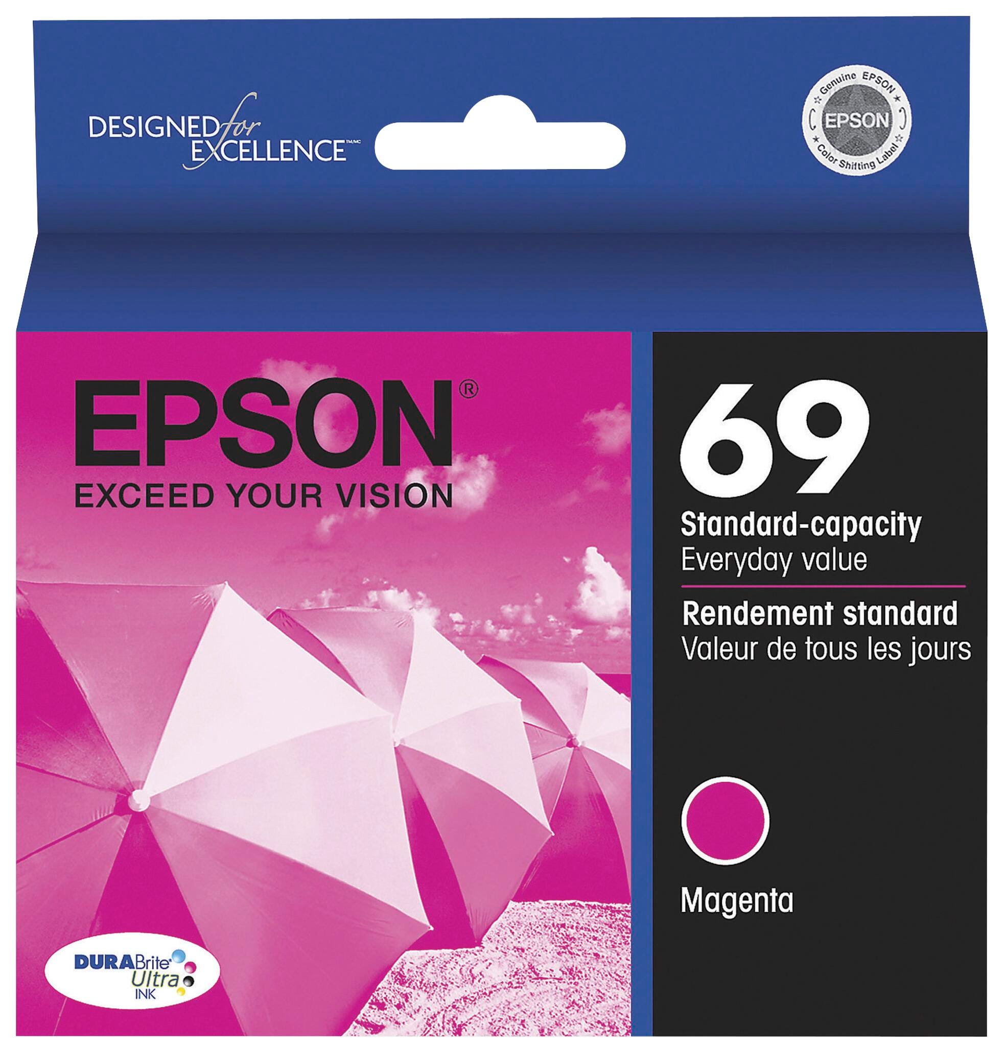 INK TONER CARTRIDGE EPSON DURABRITE EPST069320S MAGENTA
