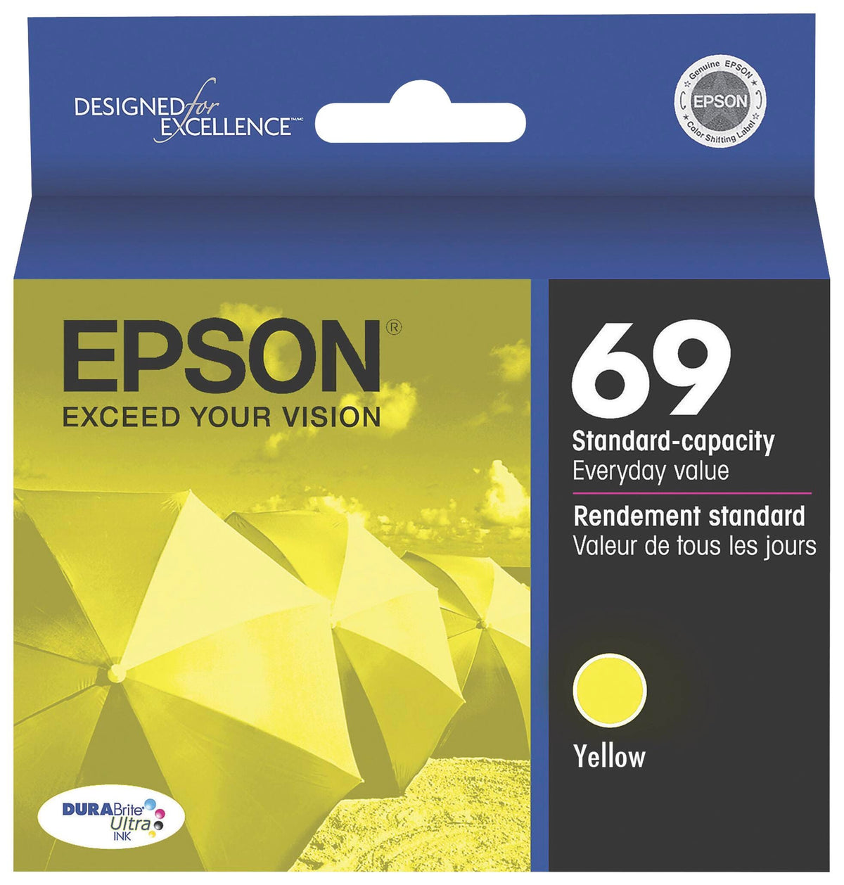 INK TONER CARTRIDGE EPSON DURABRITE EPST069420S YELLOW