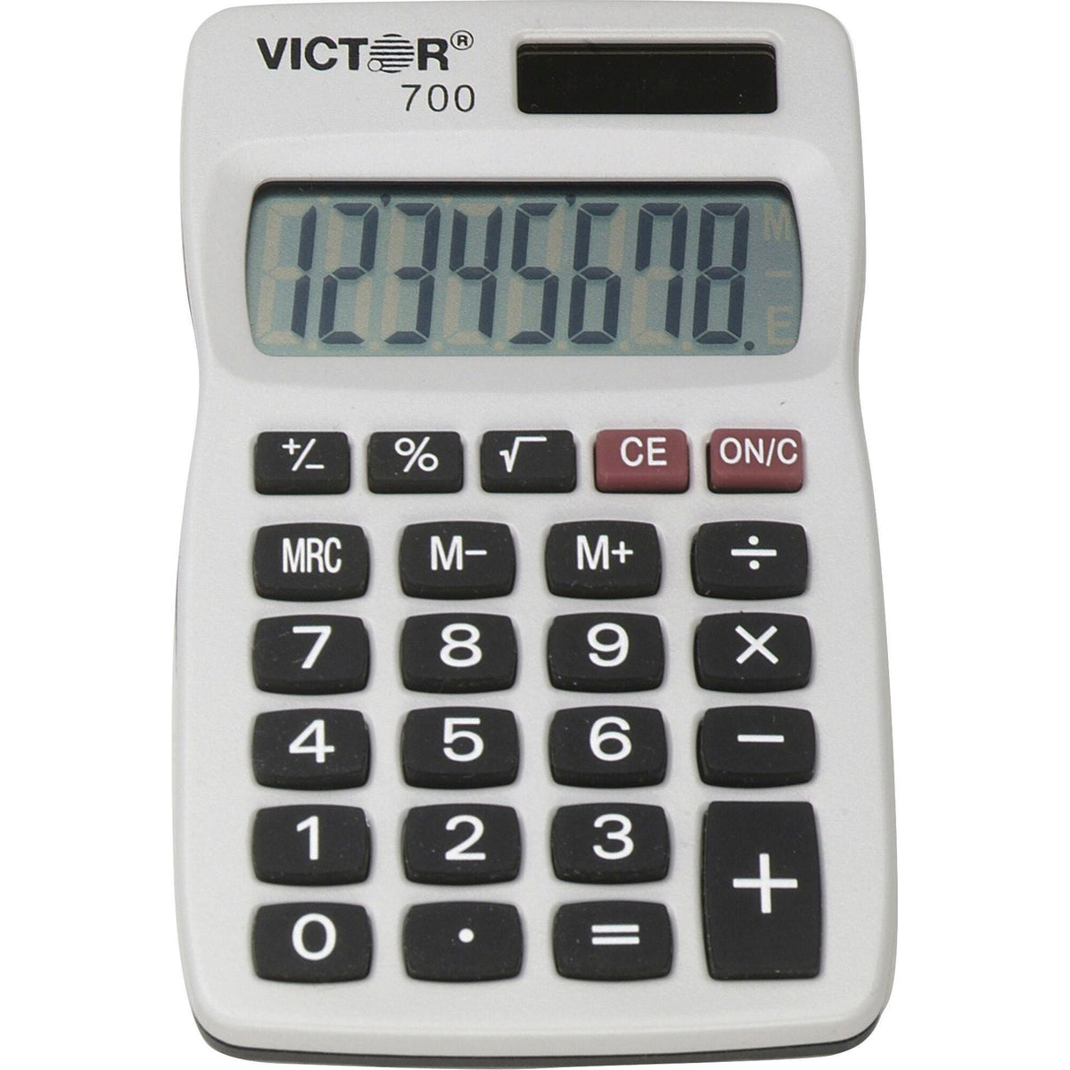 CALCULATOR POCKET 8-DIGIT GRAY VCT700