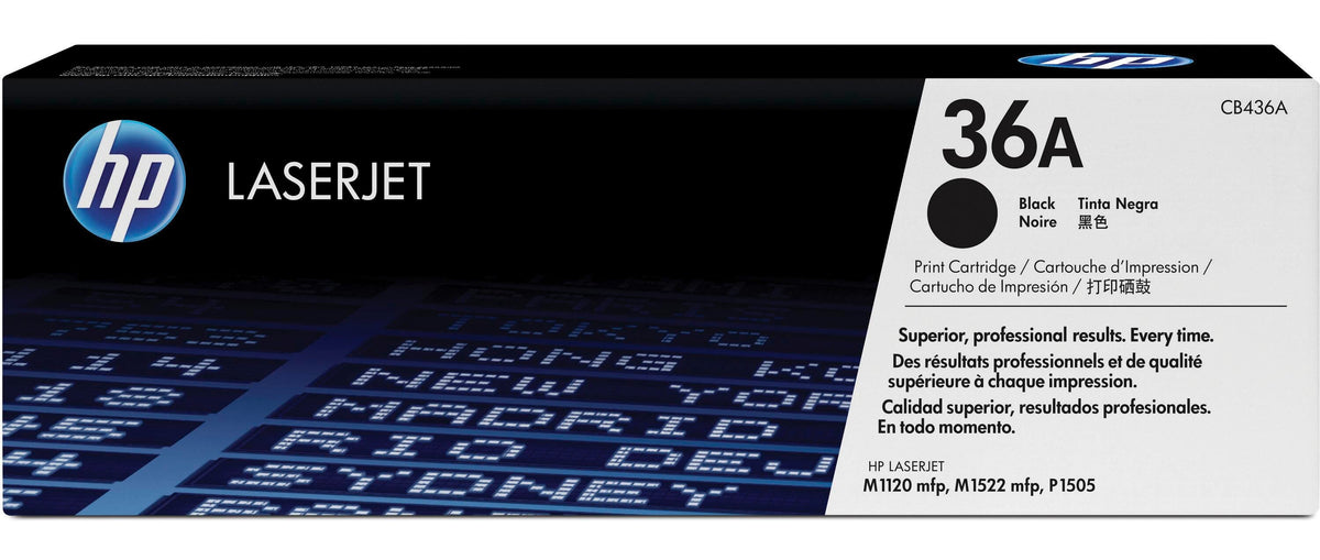 CARTRIDGE INK TONER HP HEWCB436A BLACK