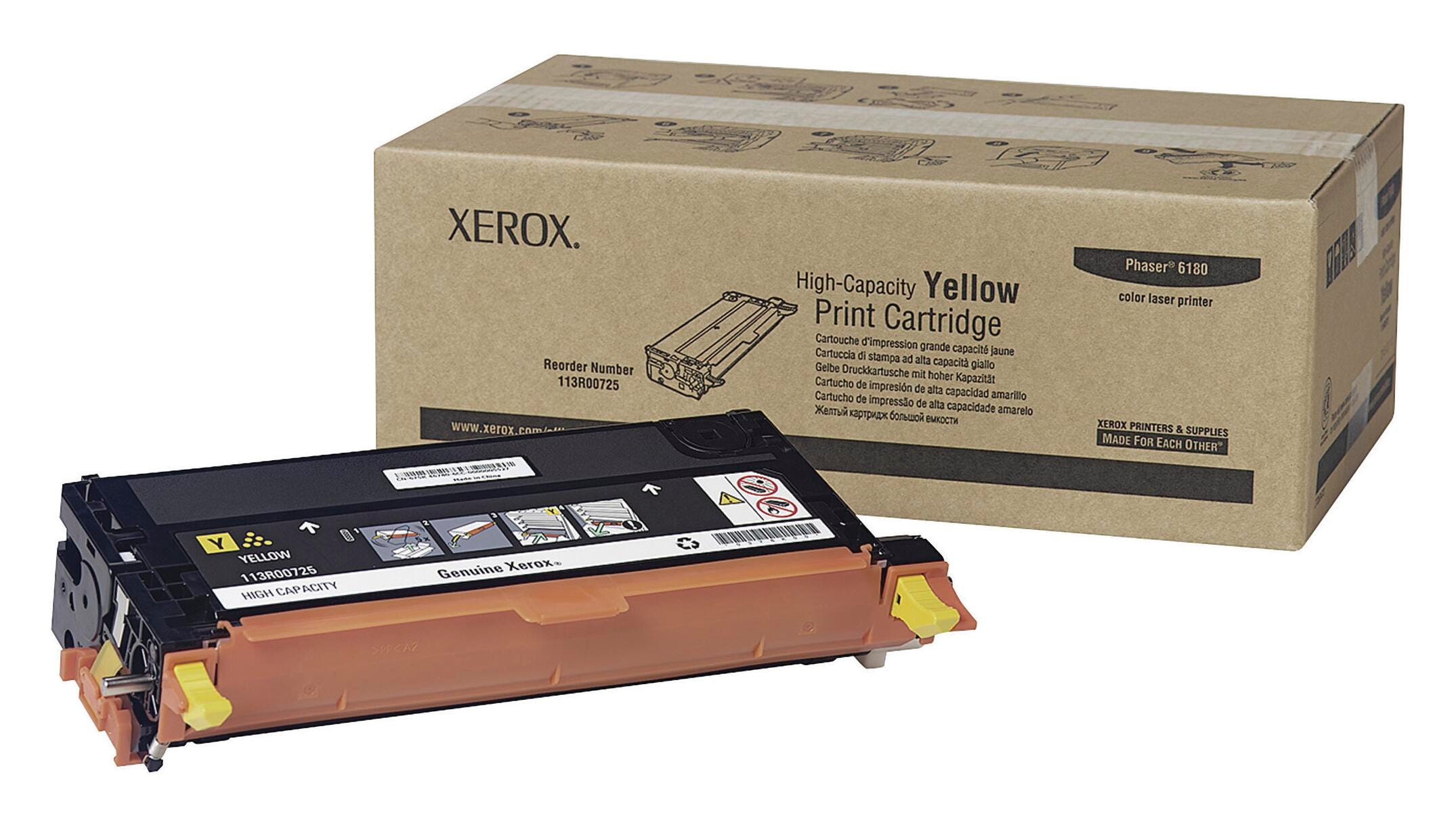 CARTRIDGE INK TONER XEROX XER113R00725 YELLOW