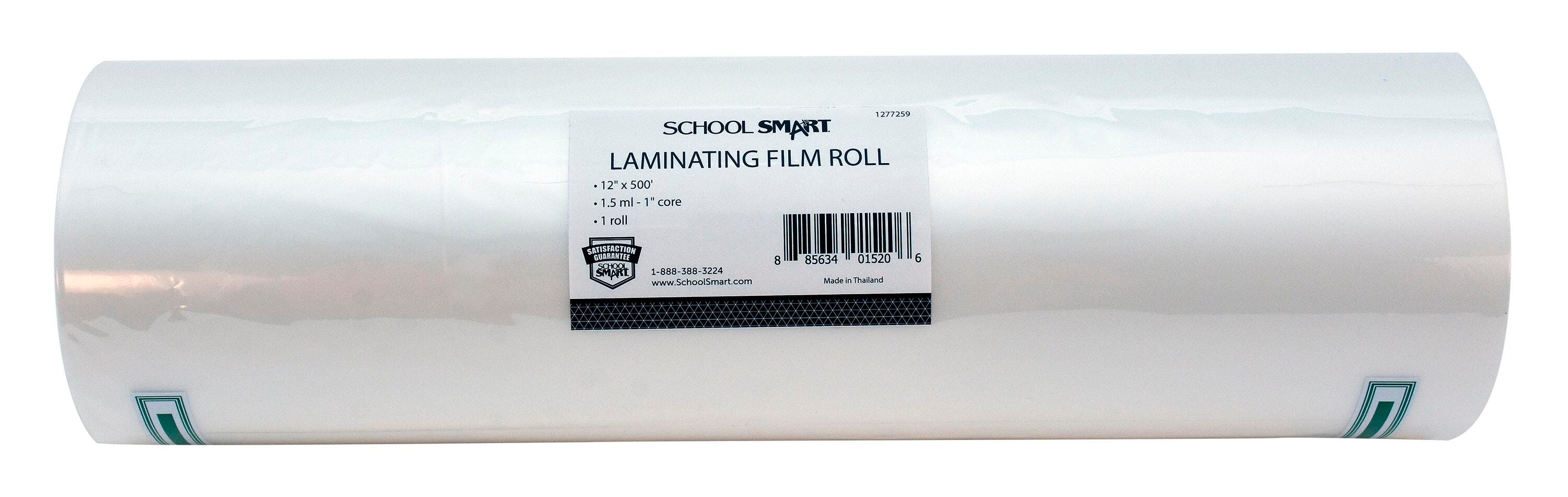 LAMINATING FILM 1.5ML 12INX500FT 1IN CORE SCHOOL SMART
