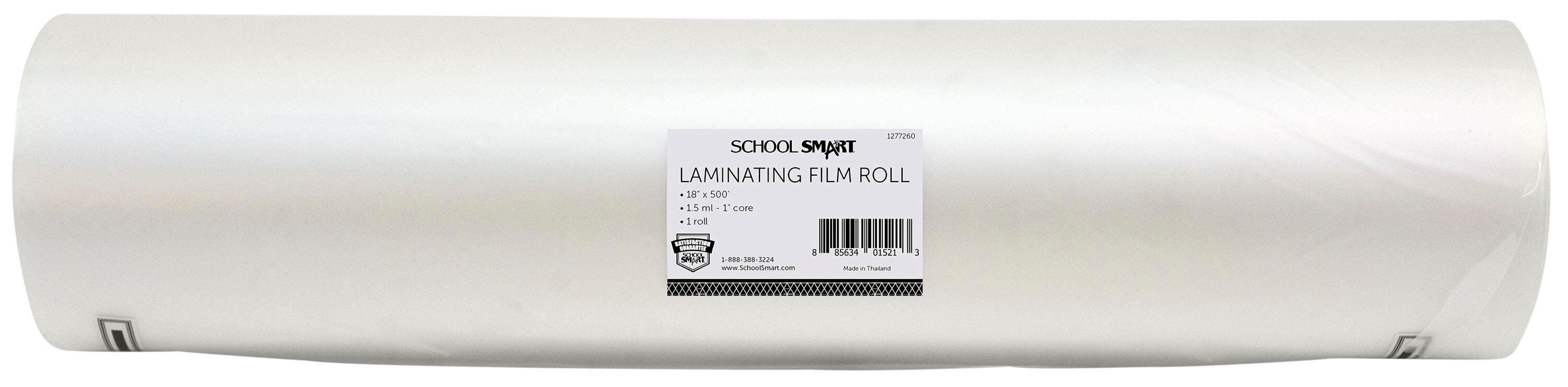 LAMINATING FILM 1.5ML 18INX500FT 1IN CORE SCHOOL SMART