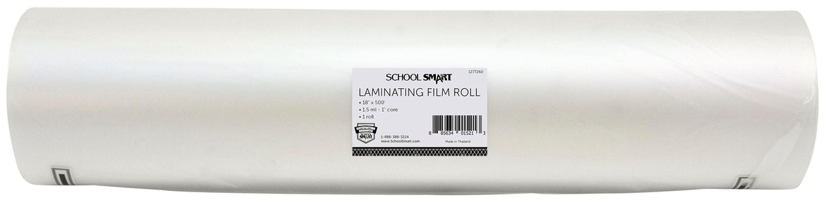 LAMINATING FILM 1.5ML 18INX500FT 1IN CORE SCHOOL SMART