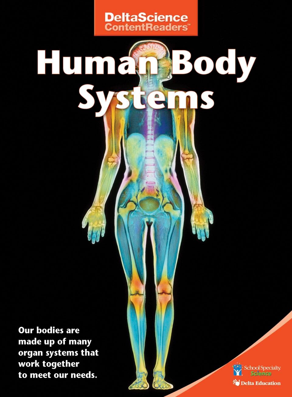 RDR DSCR HUMAN BODY SYSTEMS RED P/8