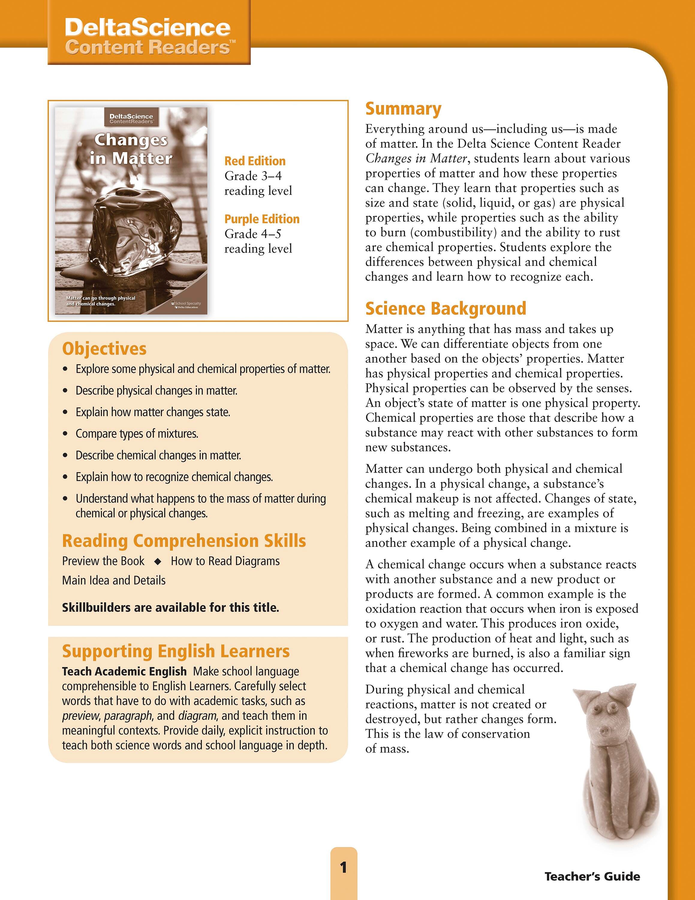 TG DSCR CHANGES IN MATTER RED AND PUR