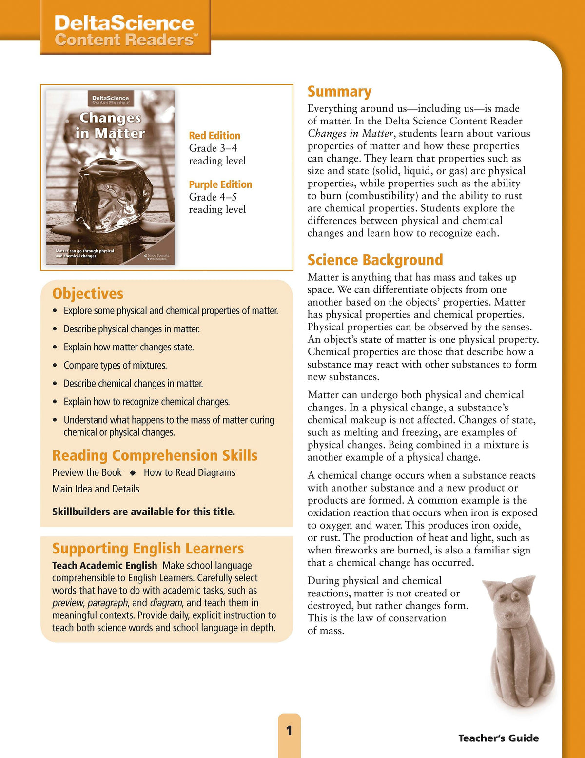 TG DSCR CHANGES IN MATTER RED AND PUR