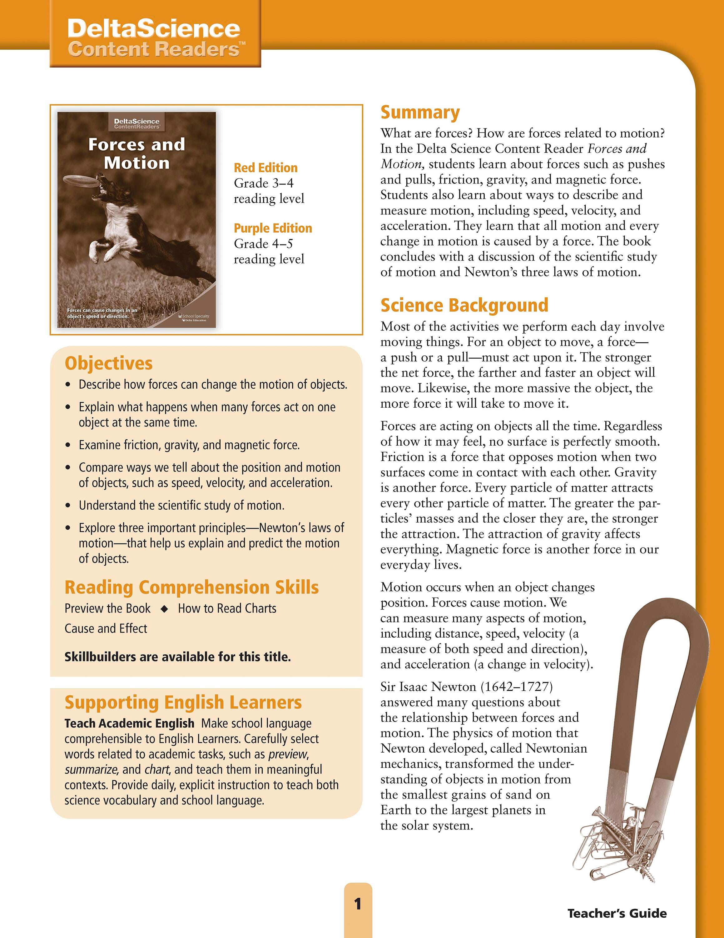 TG DSCR FORCES AND MOTION RED AND PUR