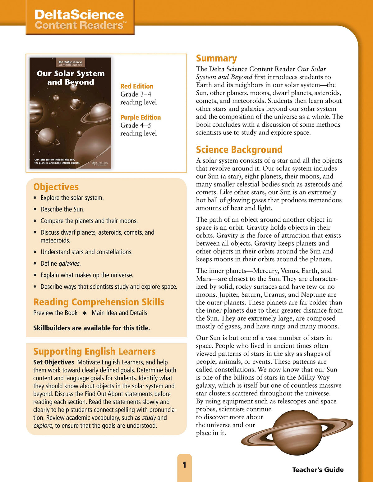 TG DSCR OUR SOLAR SYSTEM RED AND PUR