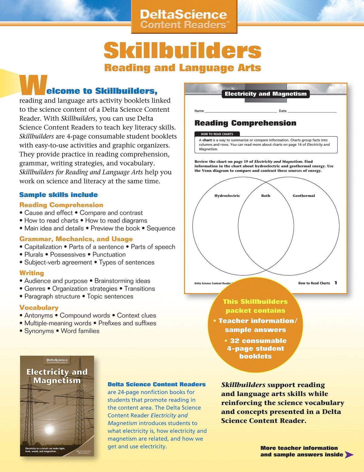 SKB DSCR ELEC AND MAG RED AND PUR P/32