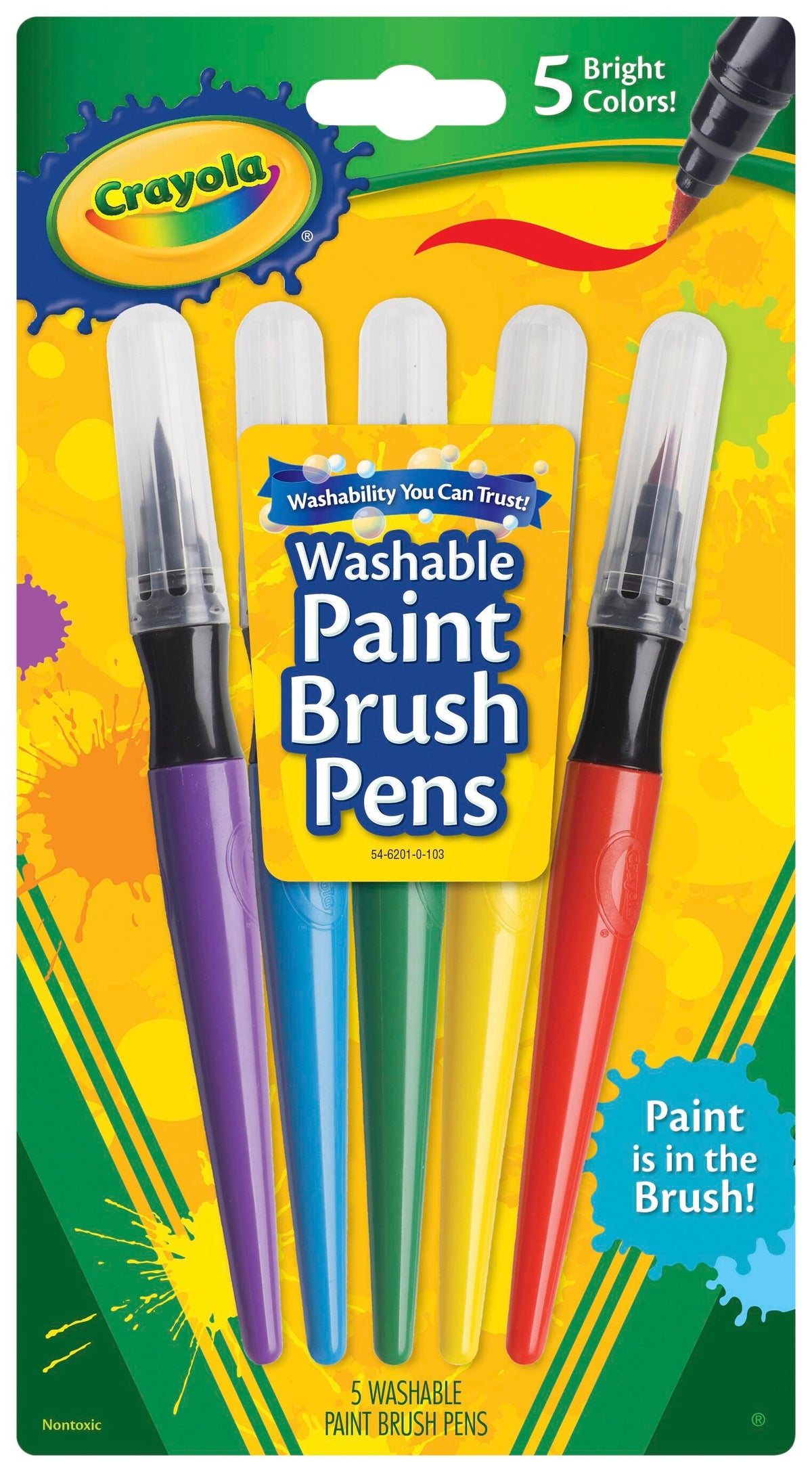 PAINT PENS WASH CRAYOLA SET OF 5
