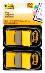 POST-IT-FLAGS 1 IN YELLOW 2 DISPENSERS PACK OF 2