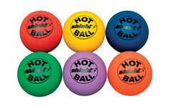 BALL HOCKEY HOT BALL ASSORTED COLORS SET OF 6