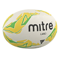 Rugby Ball Mitre Grid Sz5 White