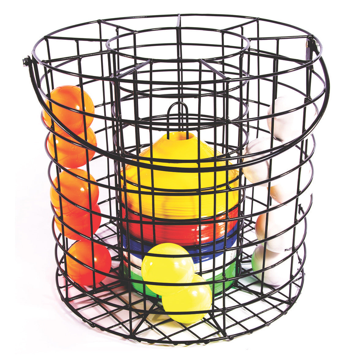 Hockey Ball Basket C/W 40 Mark Cone