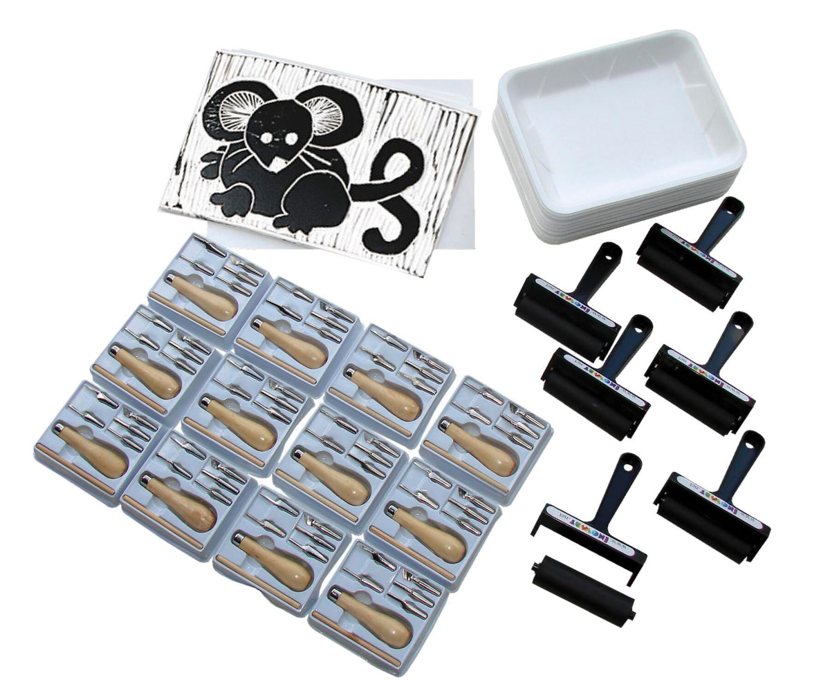 PRINTMAKING CLASSROOM TOOL SET
