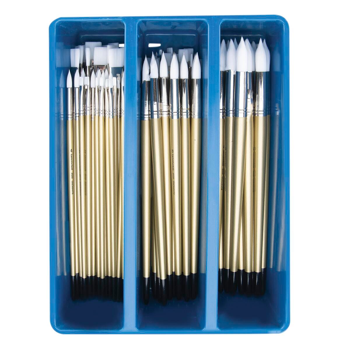 BRUSH ROYAL BRUSH SNOWHITE CLASSROOM SET OF 72
