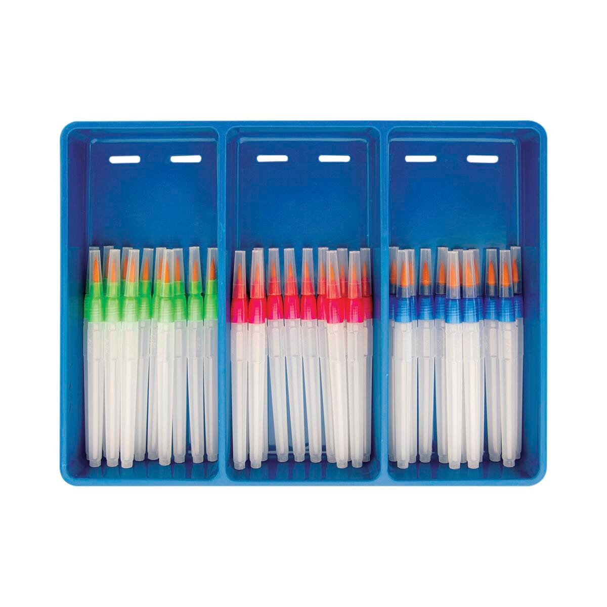 BRUSH ROYAL BRUSH AQUA FLO CLASSROOM SET OF 36