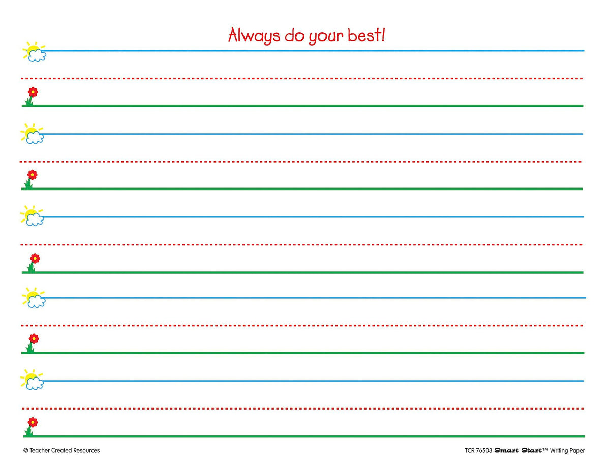 PAPER WRITING K-1 SMART START 360 SHEETS