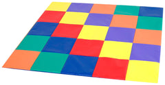 CHILDRENS FACTORY PATCHWORK MAT - 57 X 57 X 1 INCHES - PRIMARY