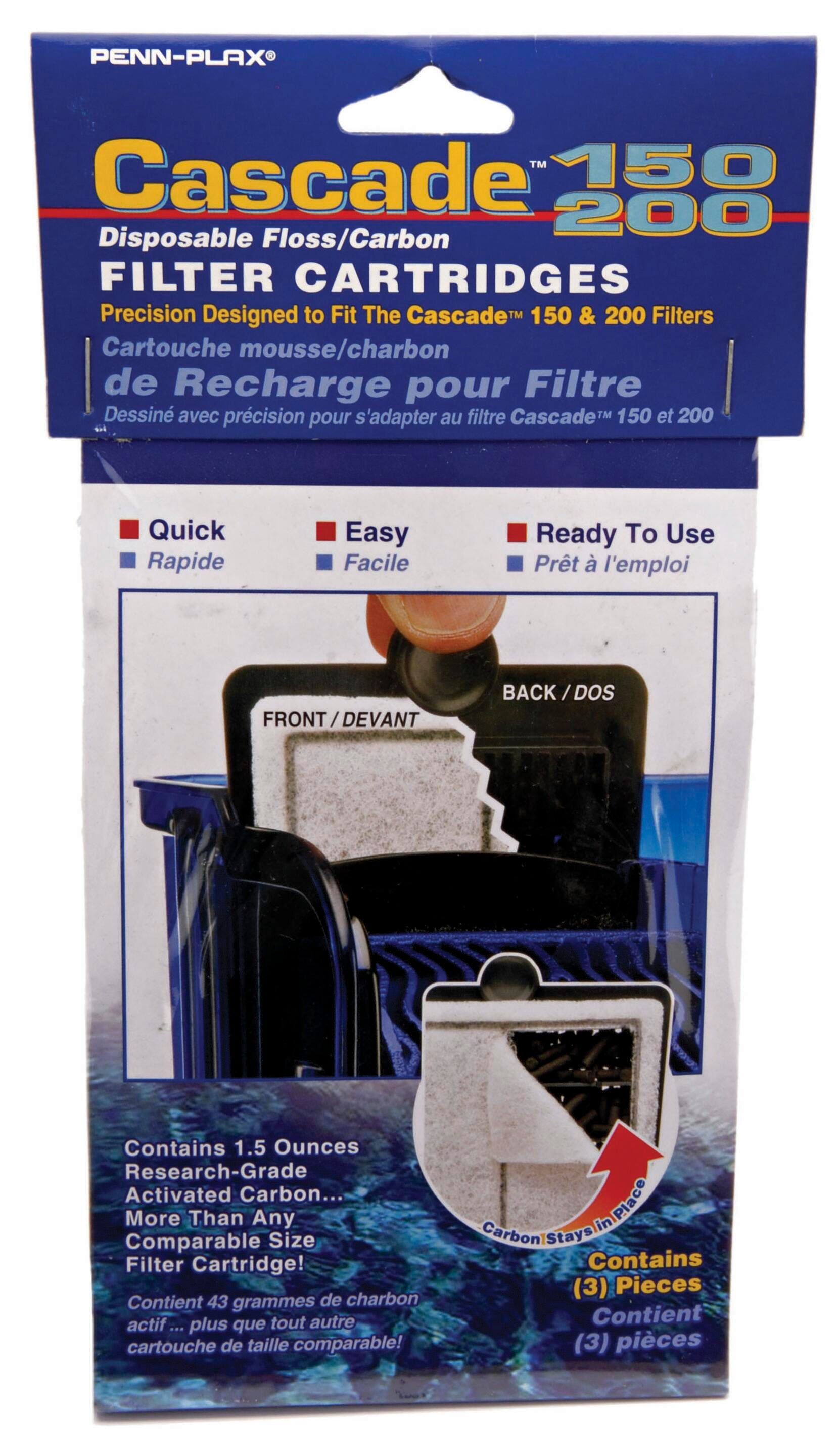 FILTER REPLACE CARBON FOR 55GL CPF4 PK/3