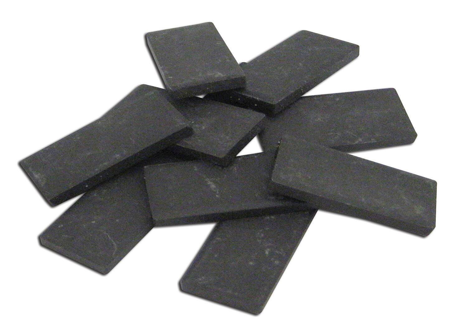 STREAK PLATES 1 X 2 INCHES BLACK PK 10