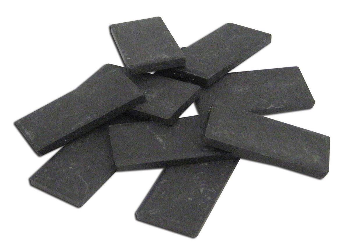 STREAK PLATES 1 X 2 INCHES BLACK PK 10