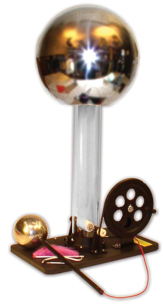 GENERATOR VAN DE GRAAF HAND CRANKED