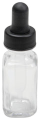 DROP BOTTLE 60ML PK12 BOSTON ROUND FLINT