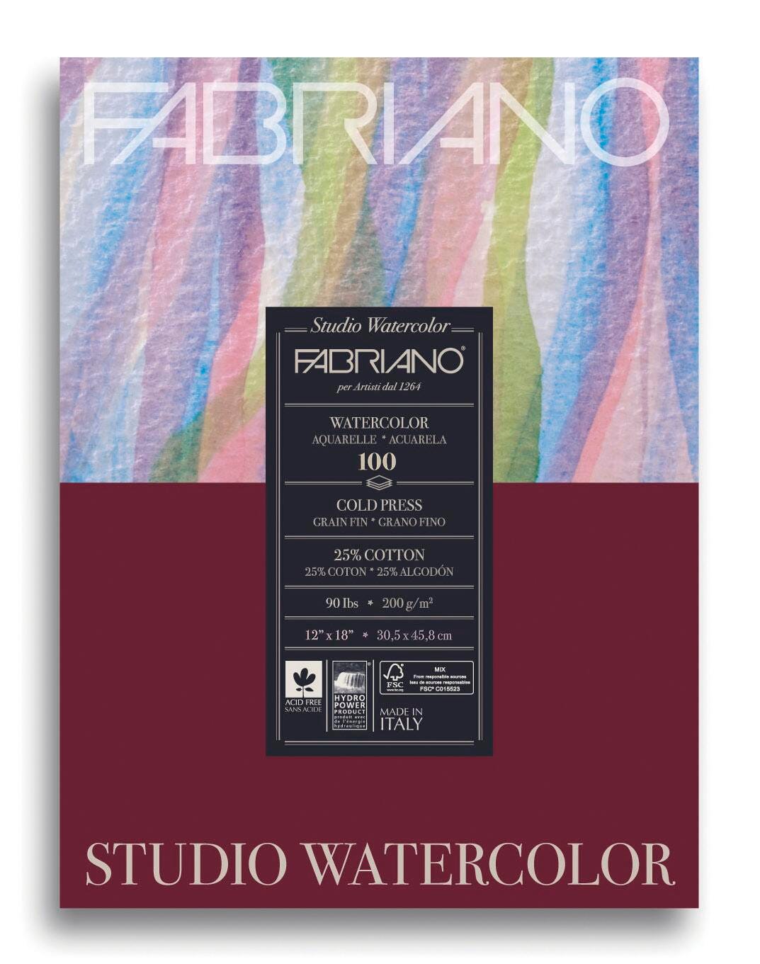PAPER WATERCOLOR COLD PRESS 9X12 90 LB 100 SHTS