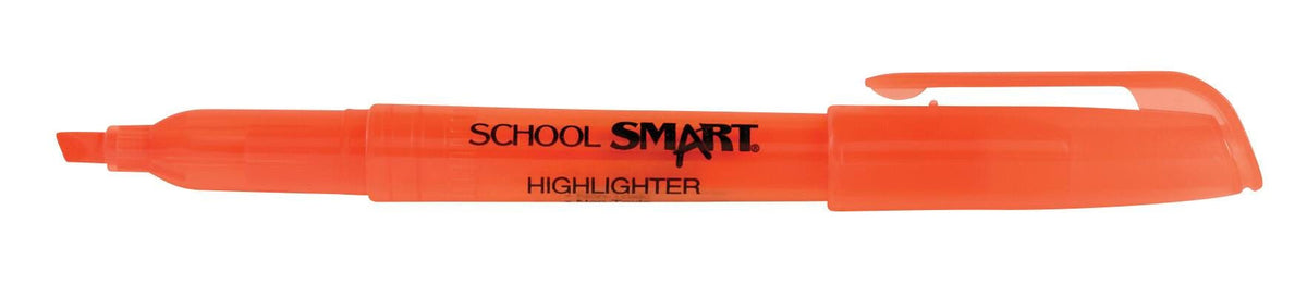 HIGHLIGHTER ORANGE PEN SCHOOL SMART PACK OF 12