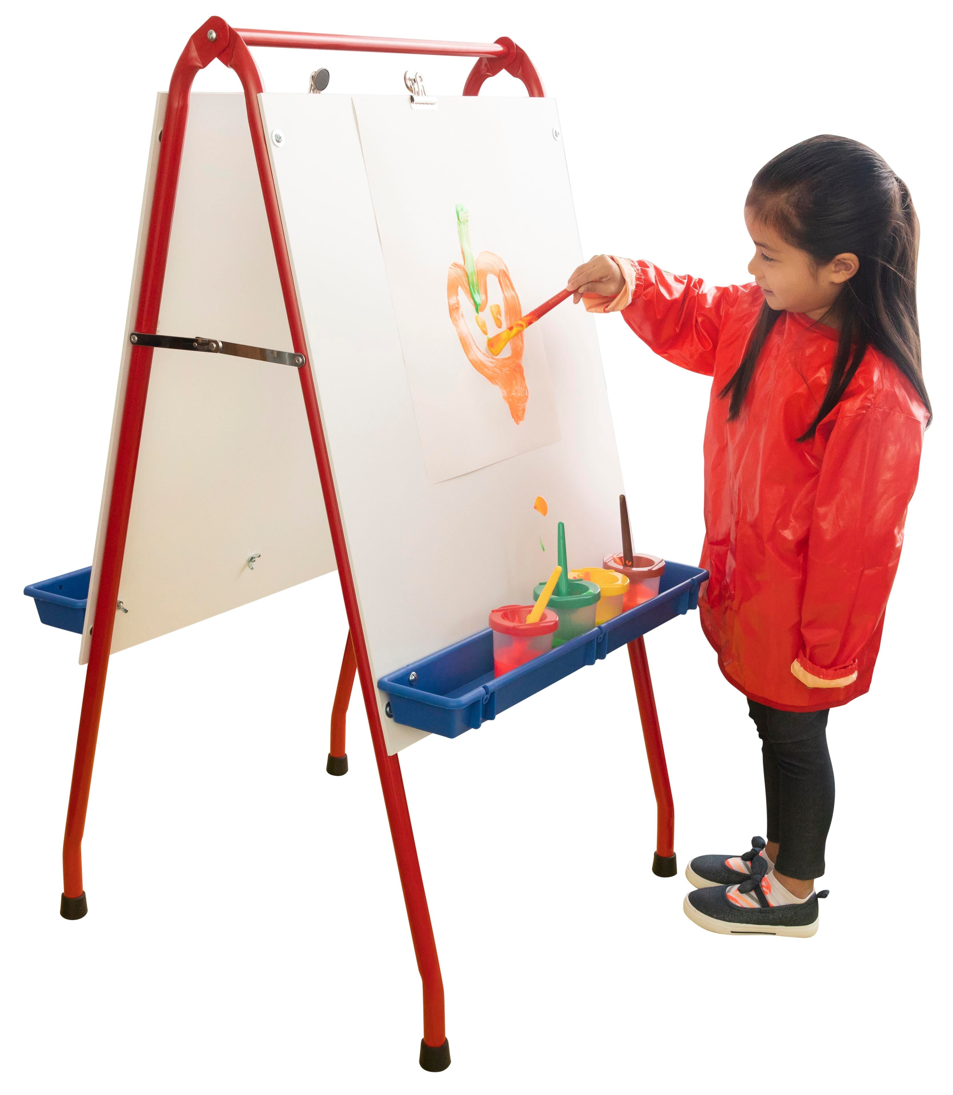 QS KIT EASEL RED METAL ART WITH TRAYS