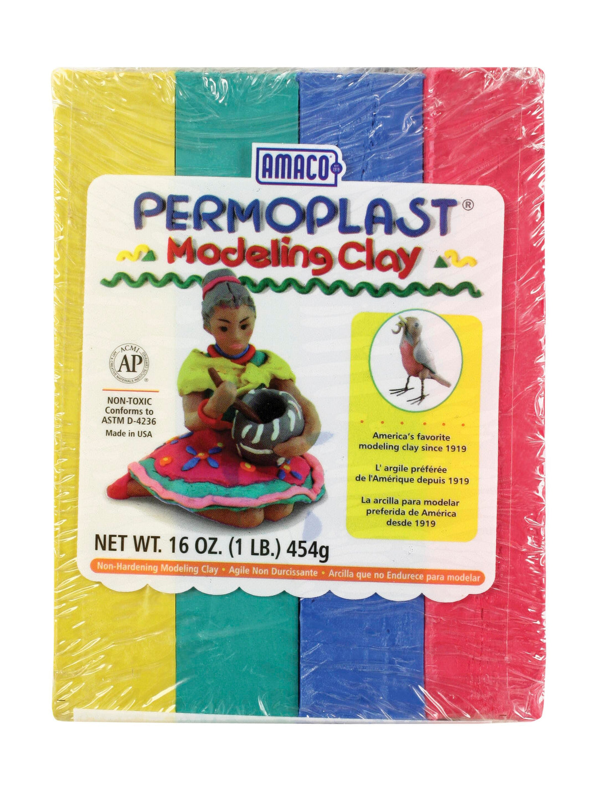CLAY PERMOPLAST ASSORTMENT SET OF 4