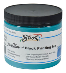 INK BLOCK PRINTING SAX PINT TURQUOISE