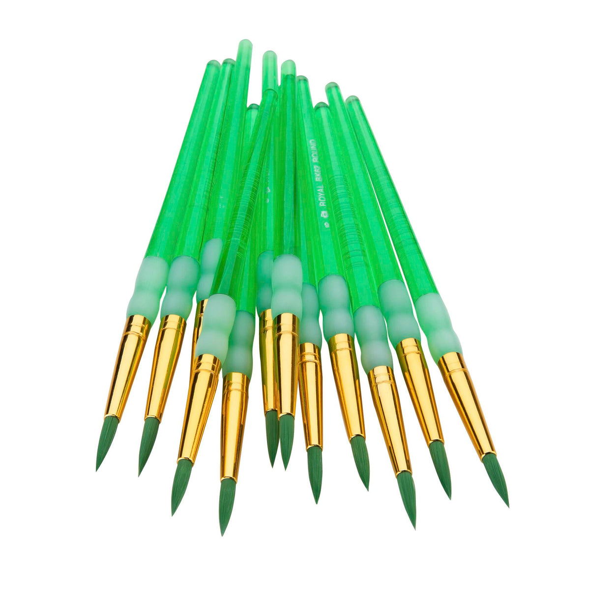 BRUSH BIG KIDS SIZE 6 ROUND PACK OF 12